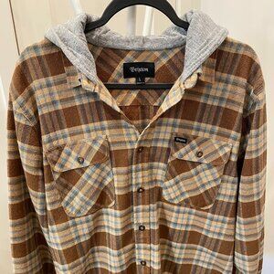 Brixton Hooded Long Sleeve Shirt Hoodie